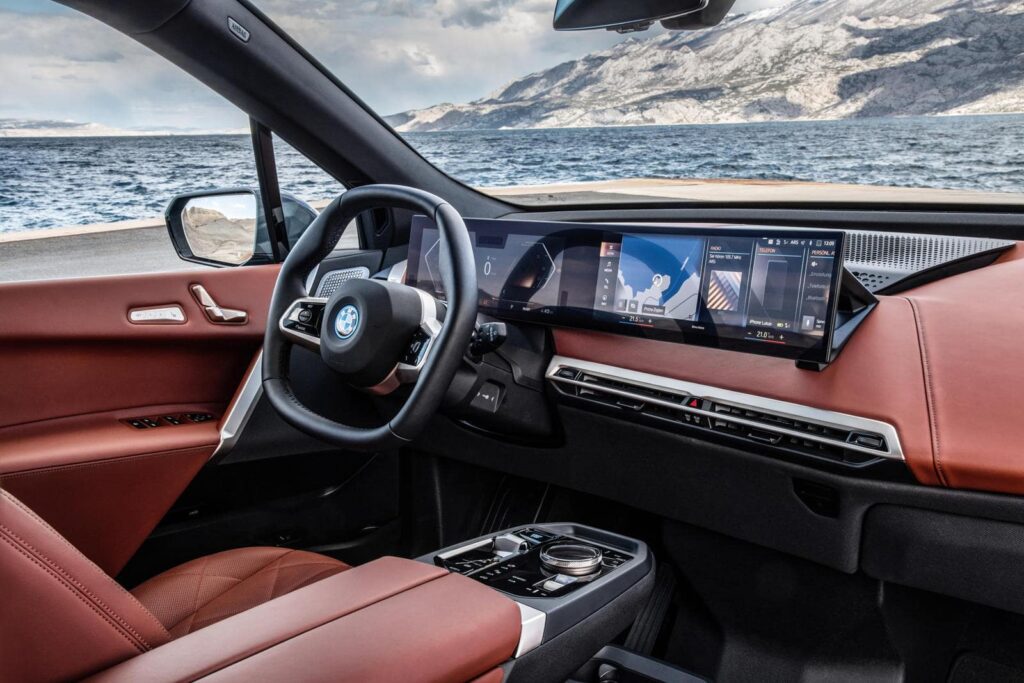 bmw ix xdrive50 belső BMW iX xdrive50 és bmw ix xdrive40 elektromos autó belseje, belső